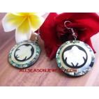 Turtle Carving Earring